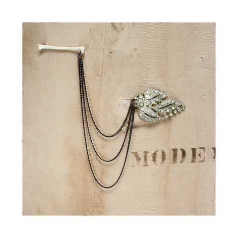 Art Nouveau Wing Brooch