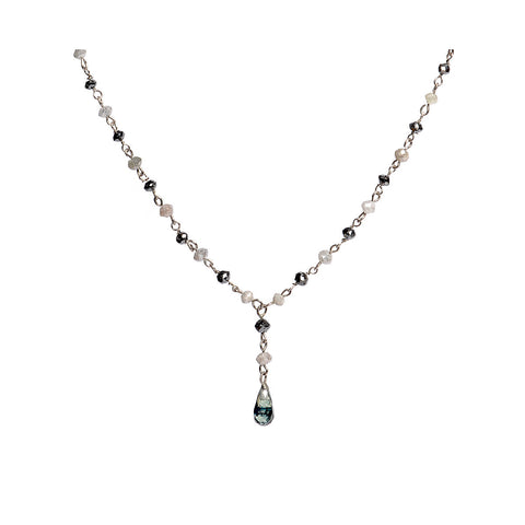 Black & White Diamond Necklace
