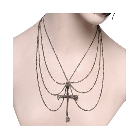 Calvinism Necklace Large Black Rhodium