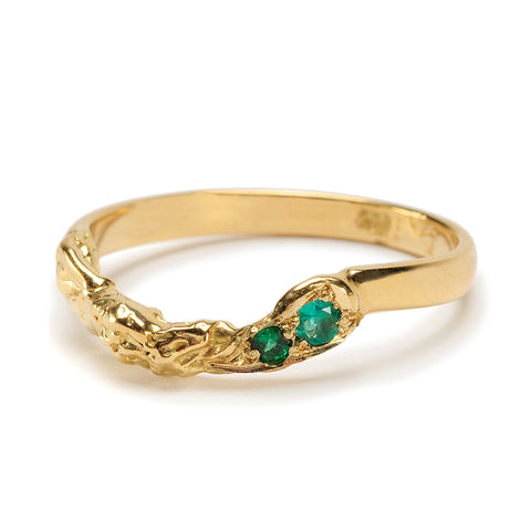 Monarchy Wedder Gold Emerald