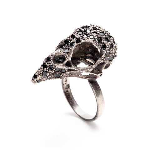 Pavé Sparrow Ring Black