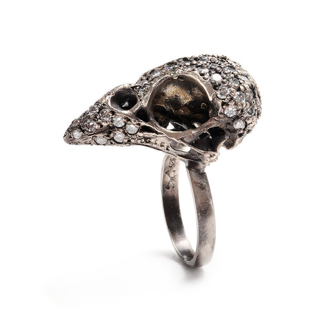 Pavé Sparrow Ring White