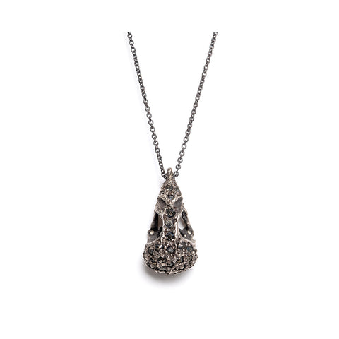 Pavé Finch Necklace Inverted