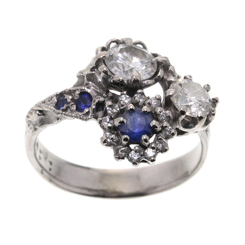 Triple Cluster Ring Diamond