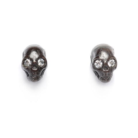 Tiny Skulls Studs Diamond Ox