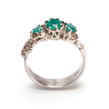 Art Nouveau Ring Emerald