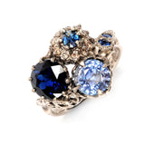 Triple Cluster Ring Blueberry