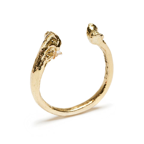 Bone Ring Gold