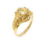 Deco Mini Ring Yellow Diamond