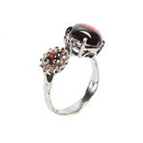 Double Eclipse Ring Garnet