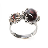 Double Eclipse Ring Garnet