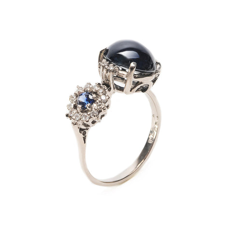 Double Eclipse Ring Sapphire