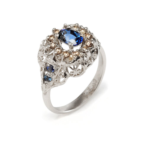 Flame Ring Sapphire