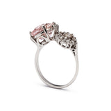 Double Eclipse Ring Morganite