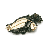 Jet Mourning Brooch