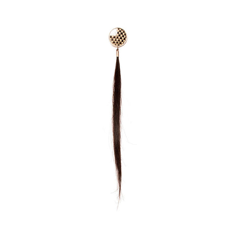 Human Hair Mourning Brooch