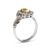 Queenie Ring Yellow Sapphire