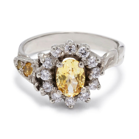 Queenie Ring Yellow Sapphire
