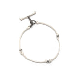 Ring of Bones Bracelet White