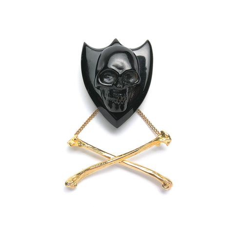 Skull & Crossbones Brooch