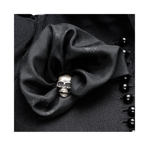 Widow Skull Brooch