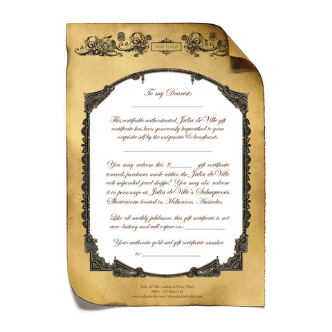 Gift Certificate $500