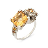 The Other Shore Ring White Gold Citrine